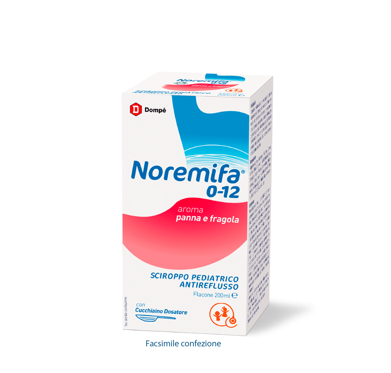 Sciroppo pediatrico antireflusso